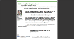Desktop Screenshot of cliftonheightsnbrhd.org